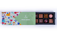 Oster-Pralinenbox 12er – alkoholfrei von LA MARA Chocolaterie. Ein Fest für die Sinne – und das ganz ohne Alkohol!