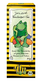 Glaubt man Günter Kastenfrosch, so lässt sich wohl mit keinem anderen Tee so gut faulenzen wie mit dem Janosch Faulenzer Tee von Lebensbaum.