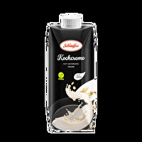 Schlagfix Kochcreme auf Haferbasis von LeHA – eine besonders cremige, fettarme Alternative ohne Zuckerzusatz. Ideal für die Zubereitung von Pasta- und Gemüsegerichten sowie zum Verfeinern von Suppen, Soßen und Salaten.