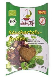 Der Räuchertofu-Braten (ehem. Specky) von Lord of Tofu war früher bekannt als Schwarzwald-Tofu. Jetzt kommt er noch speckiger daher! Für Freunde des deftigen Genusses gibt es keinen Weg drum herum!