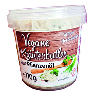 Die Vegane Kräuterbutler von Lord of Tofu wird aus Pflanzenöl hergestellt und ist eine köstliche vegane Alternative zu Kräuterbutter.