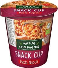 Der Snack Cup Pasta Napoli von Natur Compagnie ist ein perfekter Snack für zwischendurch.