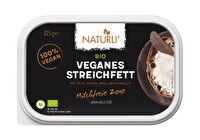 Das Streichfett von Naturli' ist eine wunderbare Butteralternative aus Raps, Kokos, Shea und Mandel. Wunderbar zum Backen und Braten, für Saucen oder auf's Brot.