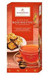 Der Marzipan Rooibos Tee von Niederegger verschafft dir nun endlich auch beim Trinken köstlichen Marzipan Geschmack.