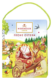 Ostertäschchen Marzipan von Niederegger – köstliche Marzipan-Eier, umhüllt von feinster Zartbitter-Schokolade.