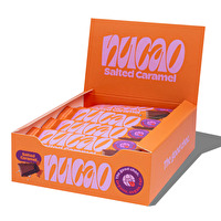 Die Salted Caramel Riegel von nucao halten was der Name verspricht.