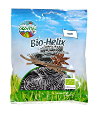 Hinter Helix von Ökovital stecken klassische Lakritzschnecken mit natürlichem Süßholzwurzelextrakt.