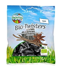Die leckeren, kleinen Lakritz Twister von Ökovital sind die perfekte Süßigkeit für den Sommer.