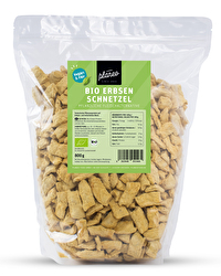 Die BIO Erbsen-Schnetzel von planeo im 800g-Pack sind perfekt für alle geeignet, die gern auf Soja verzichten, aber sich trotzdem Ihre Fleischalternativen selbst würzen wollen.
