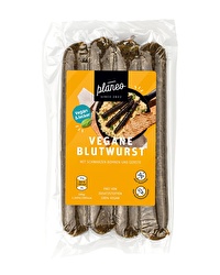 Ein echtes Highlight für Freunde des besonderen Geschmacks: die Vegane Blutwurst von planeo!