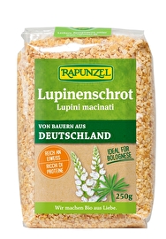 Das Lupinenschrot von Rapunzel ist eine tolle, proteinreiche Alternative zu Fleisch oder Soja.