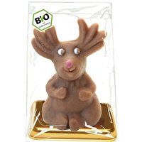 Gustav, das Rentier aus feinstem Marzipan von rosmarin BIOBACK kommt in einem unserer Pakete zu Dir nachhause geflogen, wenn Du willst!
