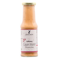 Die Cajun Island Grillsauce von Sanchon ist eine typische und äußerst beliebte Würzsauce in der kreolischen Küche, hier eben in der veganen Variante.
