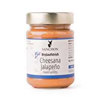 Der Cheesana Jalapeño von Sanchon ist ein veganer Brotaufstrich auf der Basis von Cashewkernen.