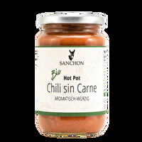 Das Chili sin Carne von Sanchon ist die pflanzliche Variante des beliebten Gerichts aus der mexikanischen Küche.