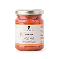 Die Mojo Rojo Würzsauce von Sanchon ist der kanarischen Spezialität nachempfunden.