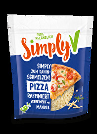 Wenn du auf die zart-schmelzende Schicht auf deiner veganen Pizza nicht verzichten willst, dann musst du das auch nicht. Denn ab jetzt gibt es den neuen Gerieben Pizza von Simply V!