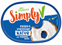 Der Streichzart Natur von Simply V ist ein locker leichter Brotaufstrich aus Mandeln und Kokosöl, der auch als Dip, beim Grillen, Kochen und Backen eine richtig gute Figur abgibt!