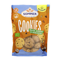 Glutenfreie Cookies Hafer, Schoko & Haselnuss von Sommer – Kerniger Hafer kombiniert mit knackigen Haselnüssen und zarter Bitterschokolade. Ein himmlischer Genuss – glutenfrei und köstlich!