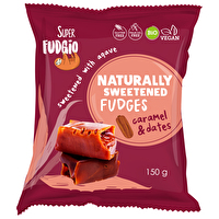 Die mit Agave und Datteln gesüßten Toffees von Super Fudgio kommen ganz ohne Zuckerzusatz aus.