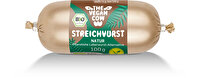 Die Streichvurst Natur von The Vegan Cow ist eine köstliche pflanzliche Alternative zu Leberwurst.