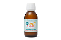 Das Veg1 Baby and Toddler von The Vegan Society ist ein flüssiges Multivitaminpräparat für Kinder im Alter von 6 Monaten bis 4 Jahren.