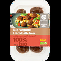 Die veganen Hackbällchen von TOFUTOWN sind köstliche kleine Bällchen auf Basis von Weizen- und Sojaeiweiß.