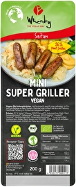 Die veganen Mini Super Griller von Wheaty sind kleine Würstchen mit typisch fränkischer Majorannote.