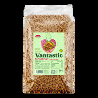 Das Soja Granulat von Vantastic Foods im Familien- oder WG-Format. Reicht eine Weile und ist sehr günstig! Kauf es günstig bei kokku, deinem Veganshop!