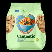 Soja-Schnetzel im 250gr-Pack von Vantastic: Der kleine Vorrat für den Singlehaushalt. Jetzt günstig bei kokku, deinem veganen Onlineshop, kaufen!