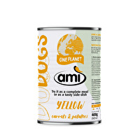 Das rein vegane Hundefutter von AMI in der 400g-Dose. Jetzt günstig bei kokku, deinem veganen Onlineshop, kaufen!