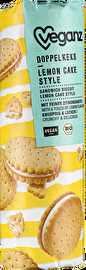 Nichts passt besser zu einer Tea-Time als der Doppelkeks Lemon Cake Style von Veganz.