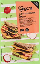 Die Geniesserscheiben Kräftig von Veganz runden wirklich jede Brotzeit ab.