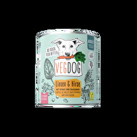 VEGDOG Adult Linsen und Hirse ist ein bedarfsgerechtes Alleinfutter ohne Getreide und ist optimal auf die Bedürfnisse ausgewachsener Hunde angepasst.