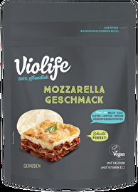 Der Mozzarella Geschmack Gerieben von Violife beeindruckt mit seinem cremig mildem Geschmack.