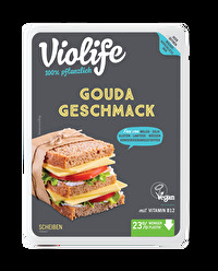 Violife Scheiben Gouda Geschmack eignen sich wunderbar zum Überbacken deiner veganen Lieblingslasagne, schmecken aber genauso gut auf einem Sandwich oder pur als Snack.