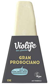Gran Prosociano - Ecke von Violife besticht nicht nur durch sein verblüffend echtes Aussehen, er schmeckt auch richtig gut. Ideal geeignet für stilvolle Pasta!