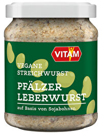 Der vegane Grünkern-Brotaufstrich Wie Pfälzer Leberwurst von VITAM ist extra deftig und hält sich lange ohne zusätzliche Kühlung im Glas frisch. Jetzt günstig bei kokku im veganen Onlineshop kaufen!