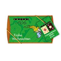 Die Mi-Xing Weihnachtsmini im 2er-Pack von Zotter enthalten alles, was man zu einem guten Geschenk braucht. Zwei äußerst liebevoll gestaltete Schokotafeln in einer repräsentativen Geschenkbox!