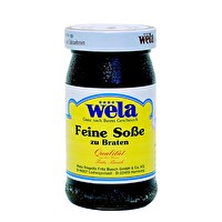 Die feine Bratensoße von WELA reicht locker für 16,4 Liter und ergibt eine herrlich kräftige, vegane und dunkle Soße. Ideal also für alle, die sich möglichst natürlich ernähren wollen!