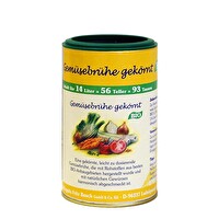 WELAs Grundlage für Gemüsebrühe für bis zu 14 Liter, jetzt auch gekörnt! Einfacher geht es kaum. Jetzt im veganen Onlineshop von kokku!