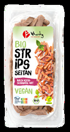 Die Wheaty Bio Strips - nach Kochschinken-Art sind vielseitig einsetzbar und lassen sich sowohl kalt als auch warm genießen.