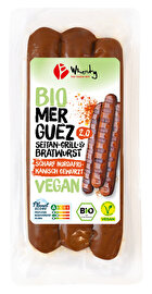 Die Merguez 2.0 von Wheaty: Das ist der gewohnte feurige Geschmack in einer etwas abgemilderten Variante.