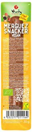 Im Merguez Snacker von Wheaty kommen ausschließlich hochwertige Bio-Zutaten zum Einsatz.