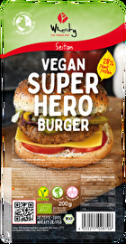 Der neue Vegan Superhero Burger von Wheaty macht wirklich alles richtig! Kraftvoll-bissige Patties mit einem herrlich fleischigen Geschmack. Jetzt neu bei kokku im veganen Onlineshop!