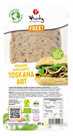 Mit dem veganen Aufschnitt Toskana Art von Wheaty kannst du ab sofort die italienische Kräutervielfalt zelebrieren.