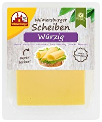 Die Wilmersburger Scheiben Würzig sind perfekt fürs Brot und Brötchen und überzeugen auch optisch. Vegan und günstig bei kokku kaufen!