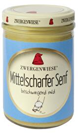 Der Mittelscharfe Senf von Zwergenwiese überzeugt durch seine cremige Konsistenz und angenehme Schärfe.