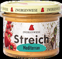 Im Streich Mediterran von Zwergenwiese verschmelzen Tomate und Paprika auf Basis von Sonnenblumenkernen zu einer sonnig-fruchtigen Geschmacksnote.