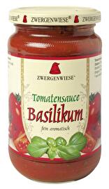 Mit der Tomatensauce Basilikum von Zwergenwiese werden Deine Pasta Gerichte zum Hochgenuss.